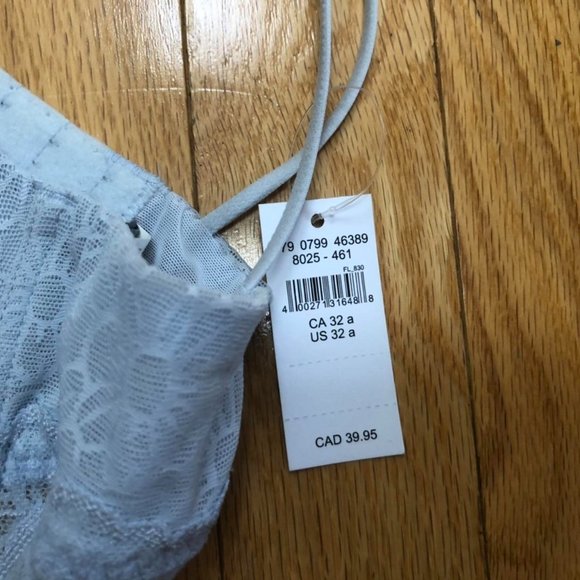 Aerie Blue Lace Wireless Bralette - Picture 3 of 4